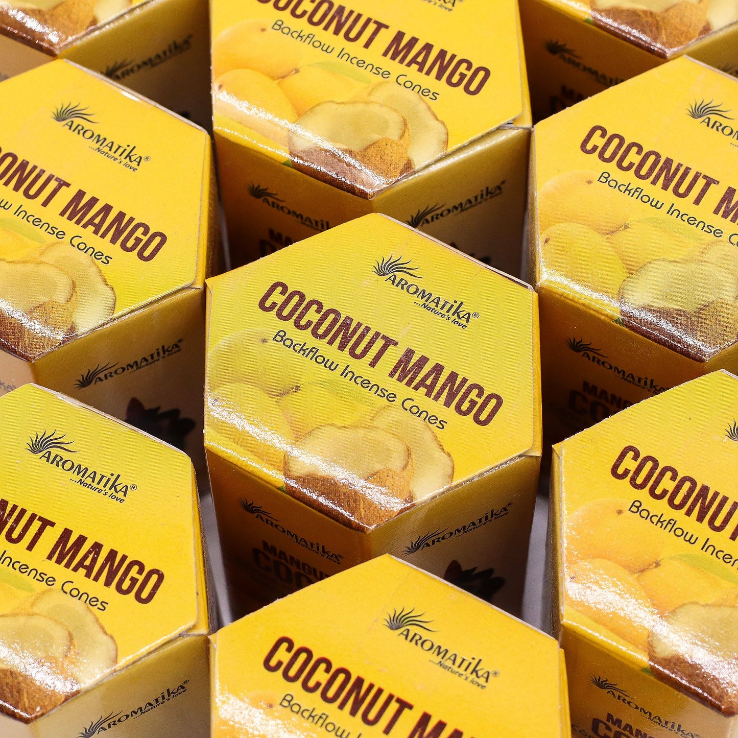 Masala Backflow Incense pack of 10 - Coconut & Mango