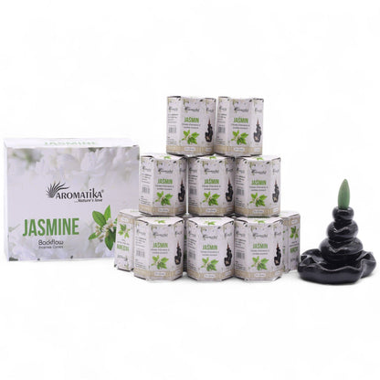 Masala Backflow Incense pack of 10 - Jasmine
