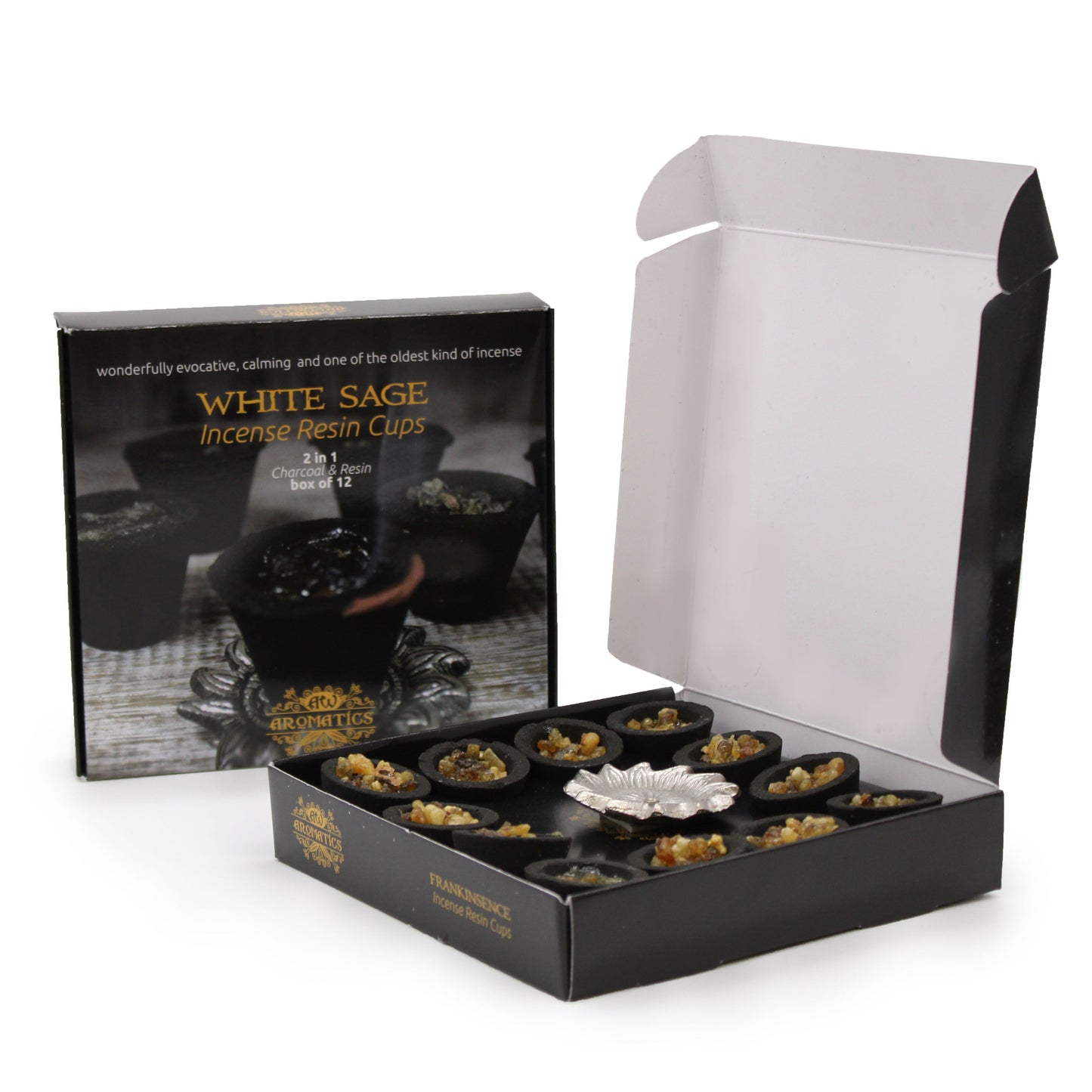 Box of 12 Resin Cups - Frankinsence