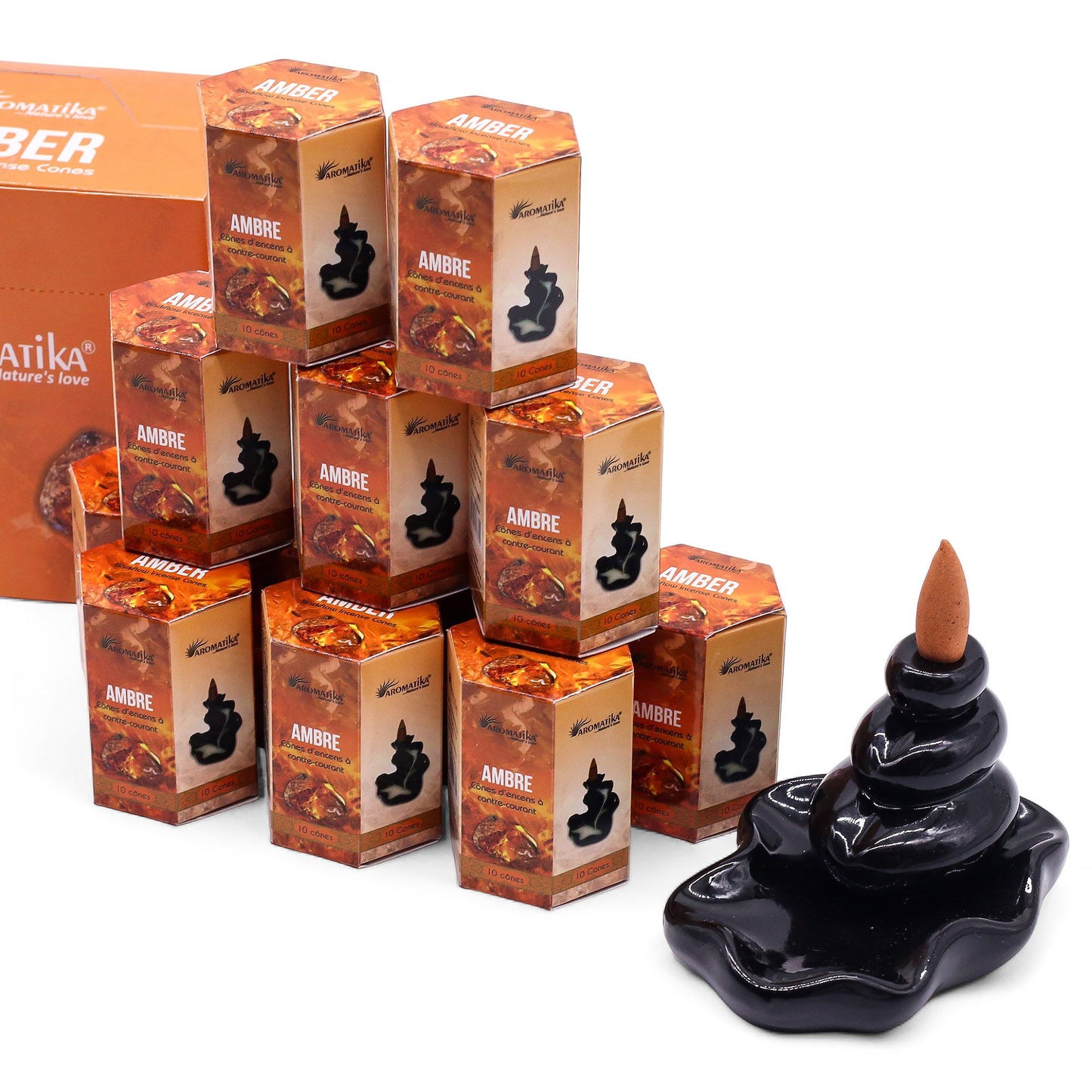 Masala Backflow Incense pack of 10 - Amber