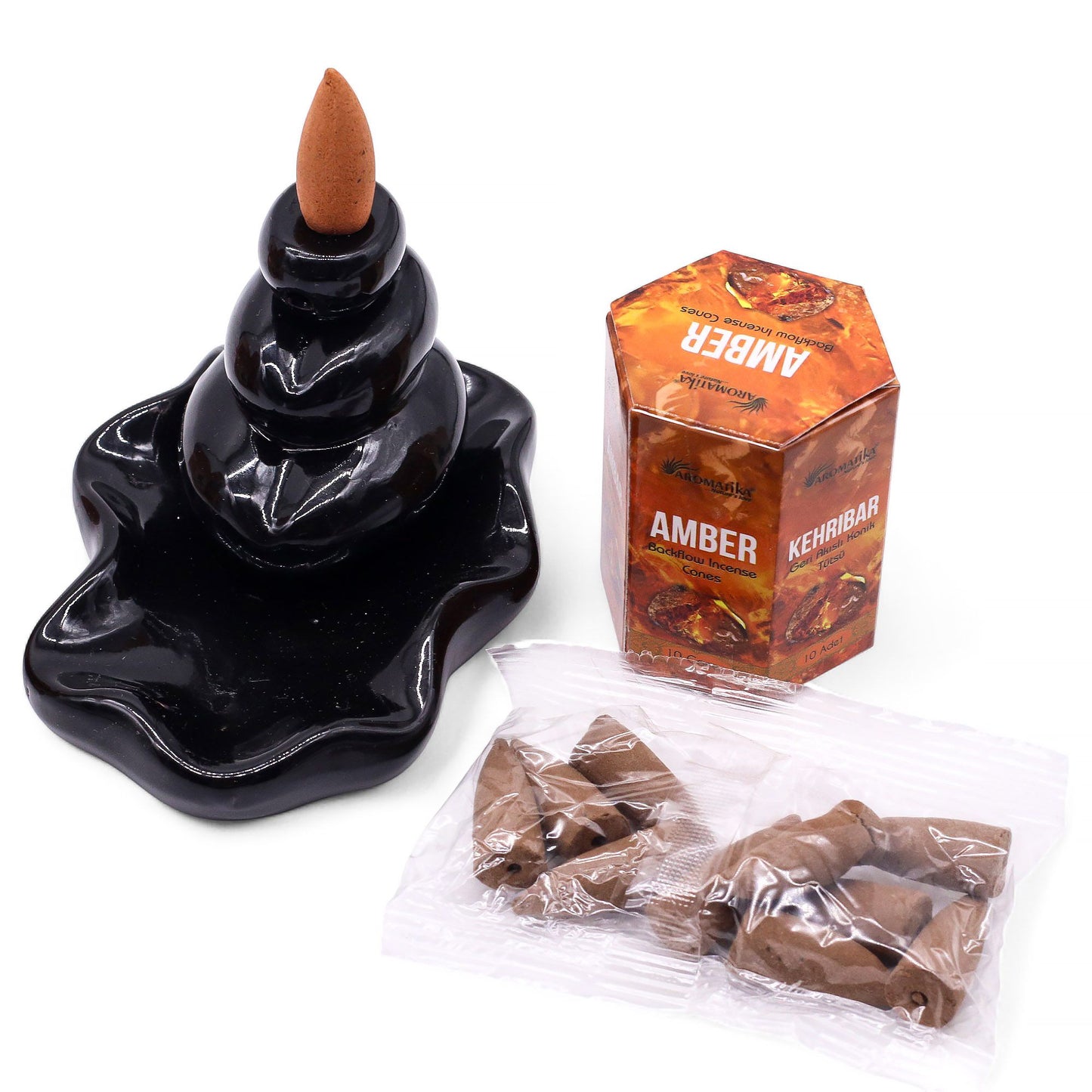 Masala Backflow Incense pack of 10 - Amber